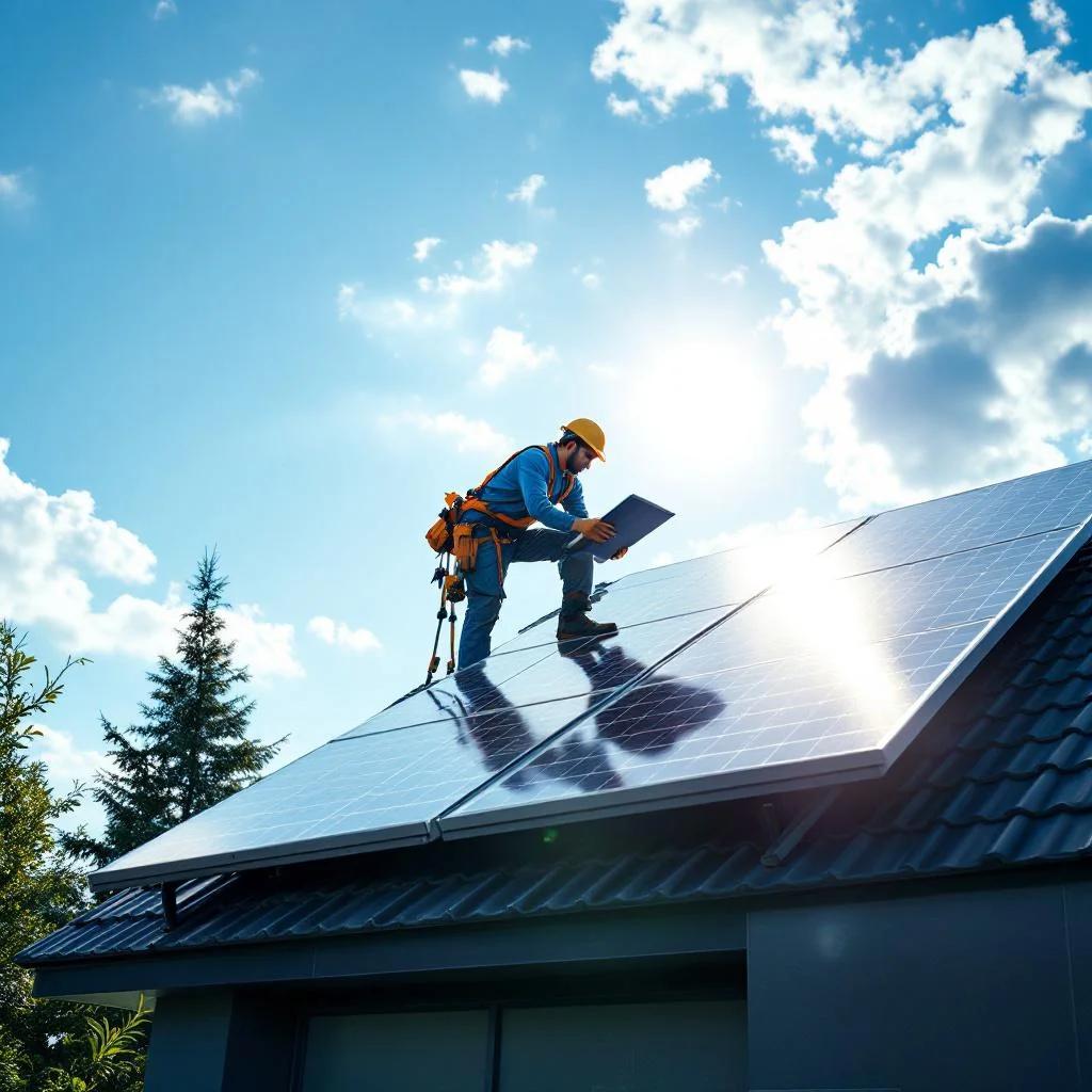 Instalator de panouri solare